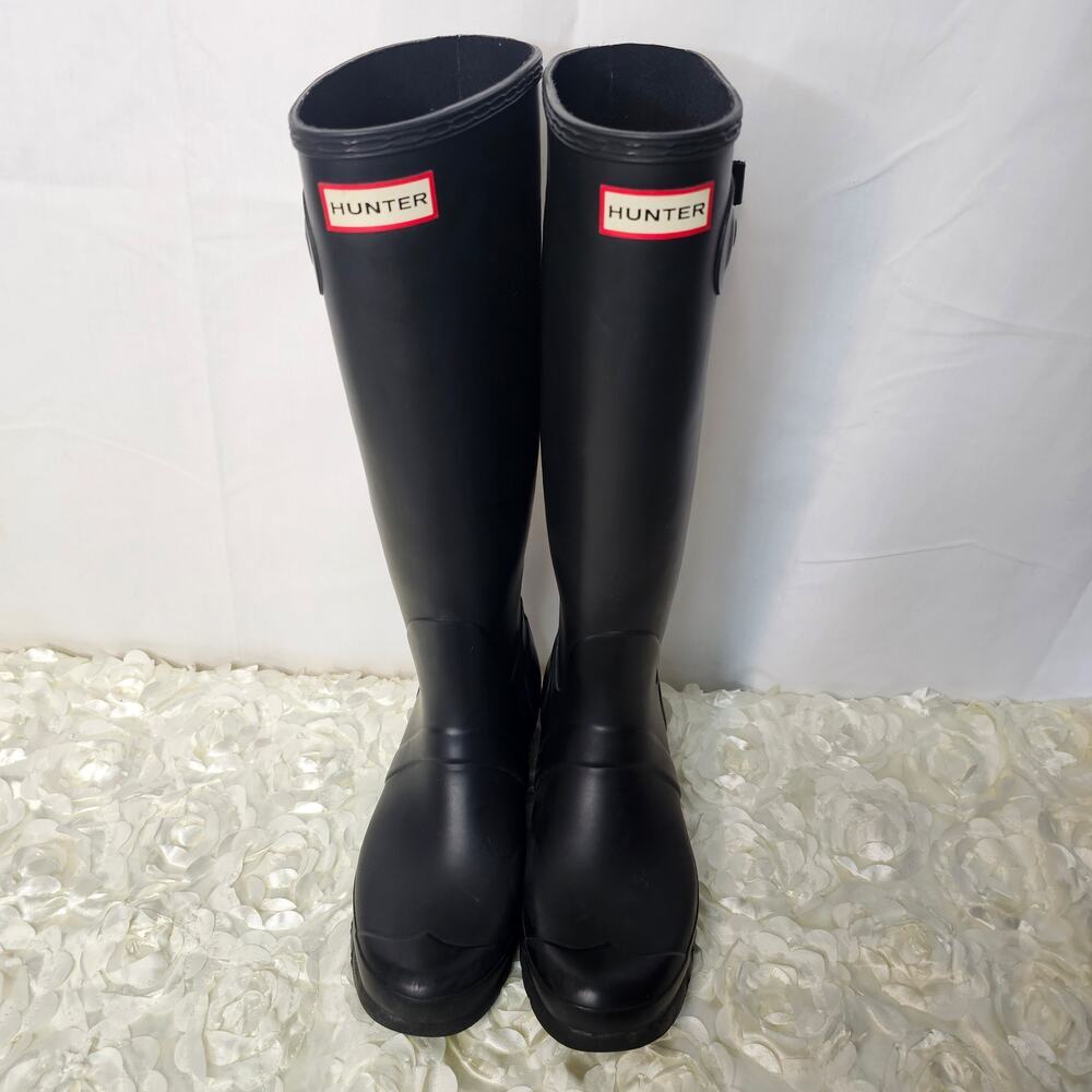 Hunter Original Tall Women's Rain Boots Black W9